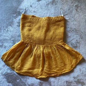 Frankie Phoenix Bella Tube Top in Mustard